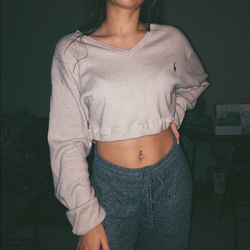 cropped polo shirt 🖤 | $20.